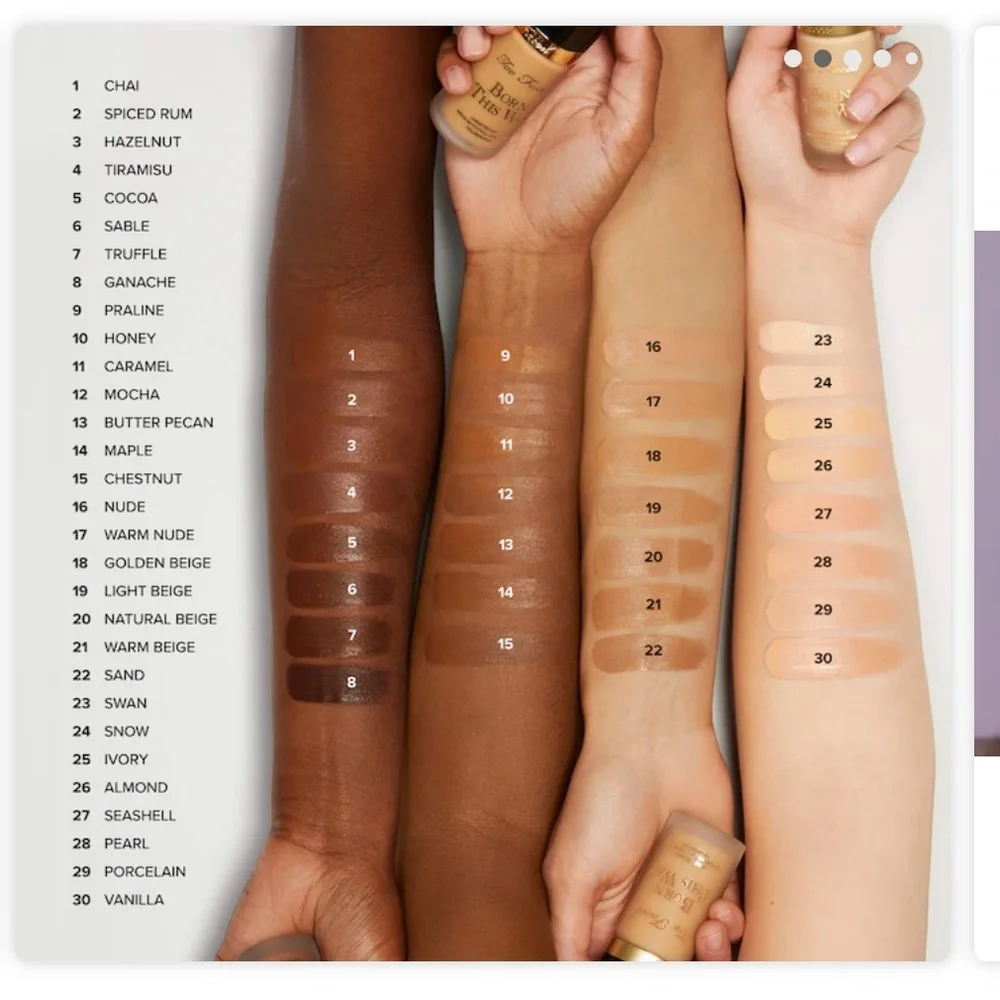 Too Faced  Born This Way Undetectable Med-To-Full Coverage Foundation - Ivory